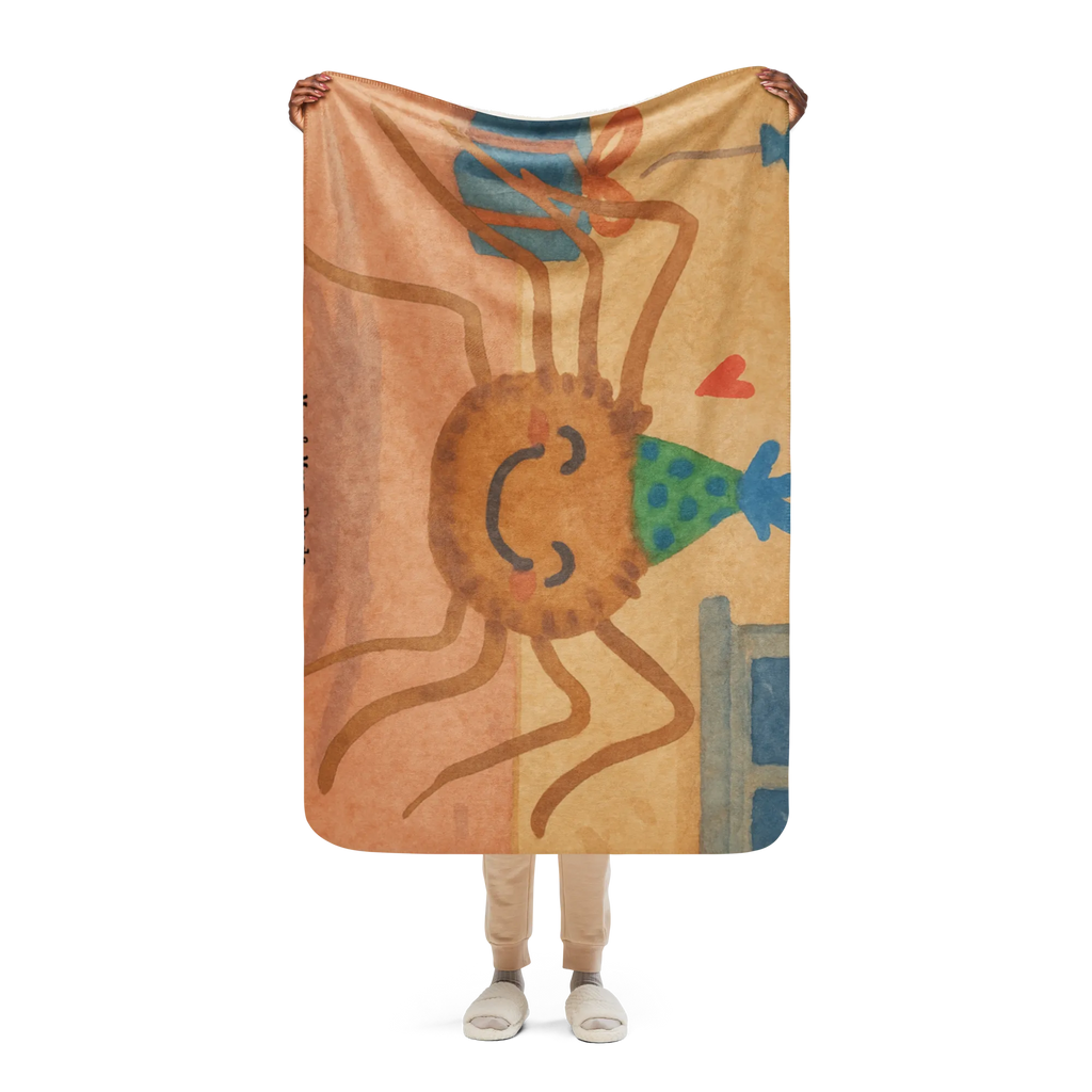 Sherpa Kuscheldecke Spinne Agathe Party Design Spinne Agathe, Spinne, Agathe, Videos, Merchandise, Motivation, Glück, Wunder, Selbstliebe