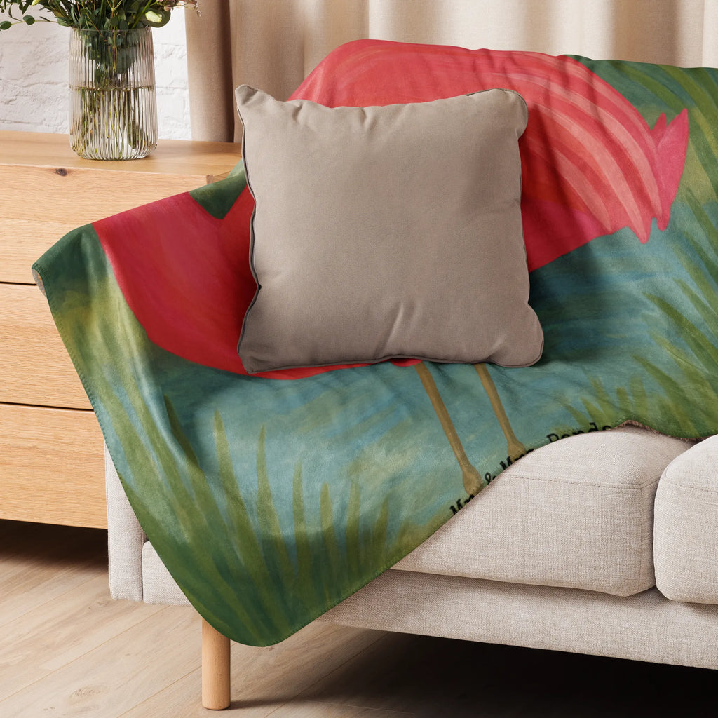 Sherpa Kuscheldecke Flamingo Stolz Design Flamingo, Mama, stolz, Freude, Schwester, Tochter, beste Freundin, Selbstakzeptanz, Selbstliebe, Freundin