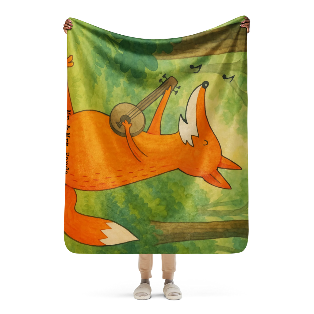 Sherpa Kuscheldecke Fuchs Gitarre Design Fuchs, Sänger, Füchse, Geschenk Musiker, Musik Spruch, Sängerin, Gitarre, Musikerin