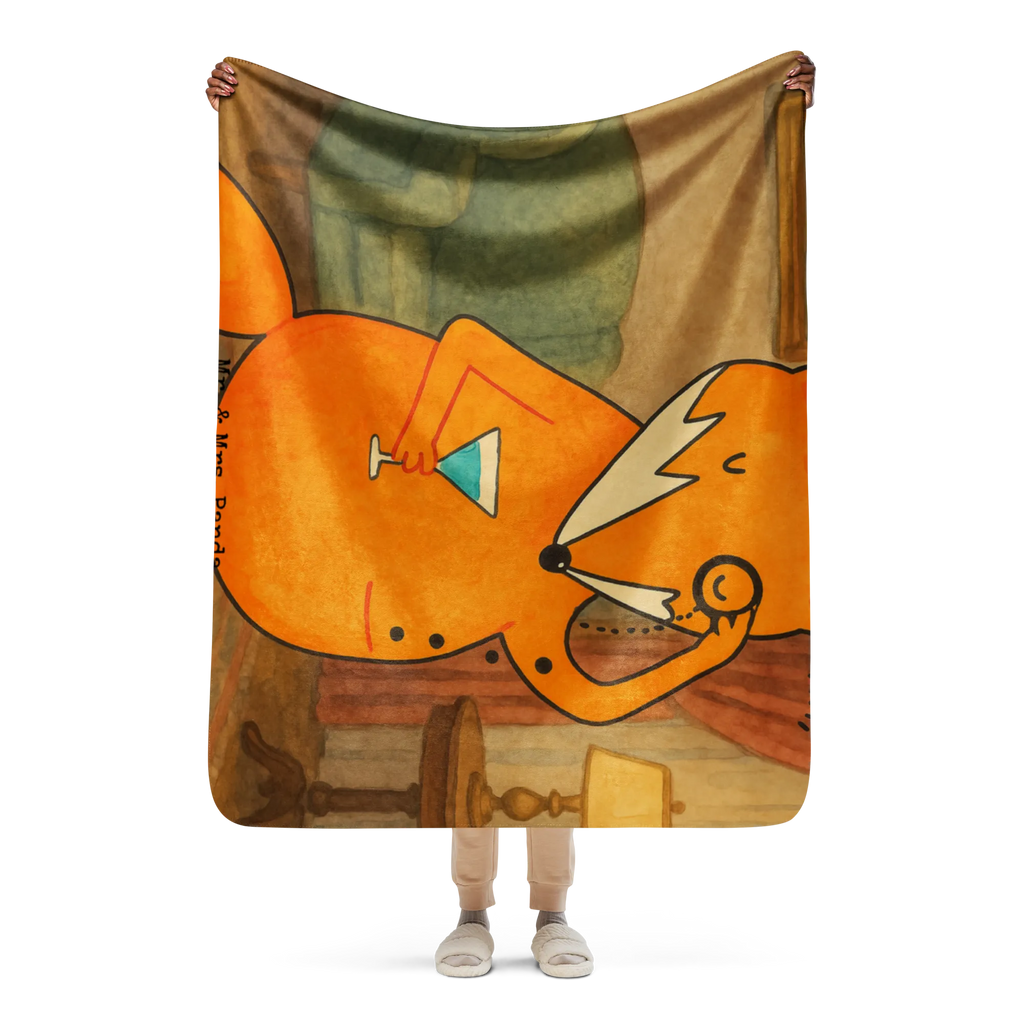 Sherpa Kuscheldecke Fuchs Lord Design Fuchs, tröstende Worte, Motivation Spruch, Liebeskummer Geschenk, Problemlösung, Spruch lustig, Füchse