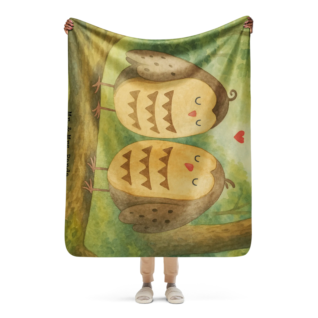 Sherpa Kuscheldecke Eulen Liebe Design Eule, All you need is love, Liebe Spruch, Freund, Freundin Geschenk, Wortspiel lustig, Eule Deko, Owl, Liebe, Hochzeit Spruch