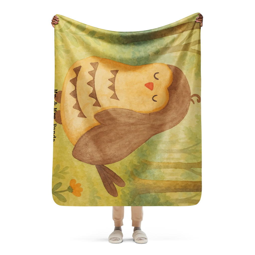Sherpa Kuscheldecke Eule Zufrieden Design Eule, Liebe Spruch, Wortspiel lustig, Spruch schön, Eule Spruch, Owl, Eule deko, Romantisch, Geschenk Hochzeitstag