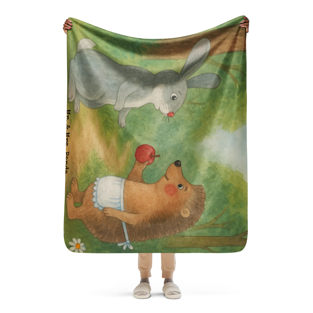 Sherpa Kuscheldecke Hase Igel Design Tiermotive, Gute Laune, lustige Sprüche, Tiere, Igel, Igel und Hase, Hase, Trennungsschmerz, Liebeskummer Geschenk, Spruch romantisch, Trösten, Herzschmerz, Liebe Spruch