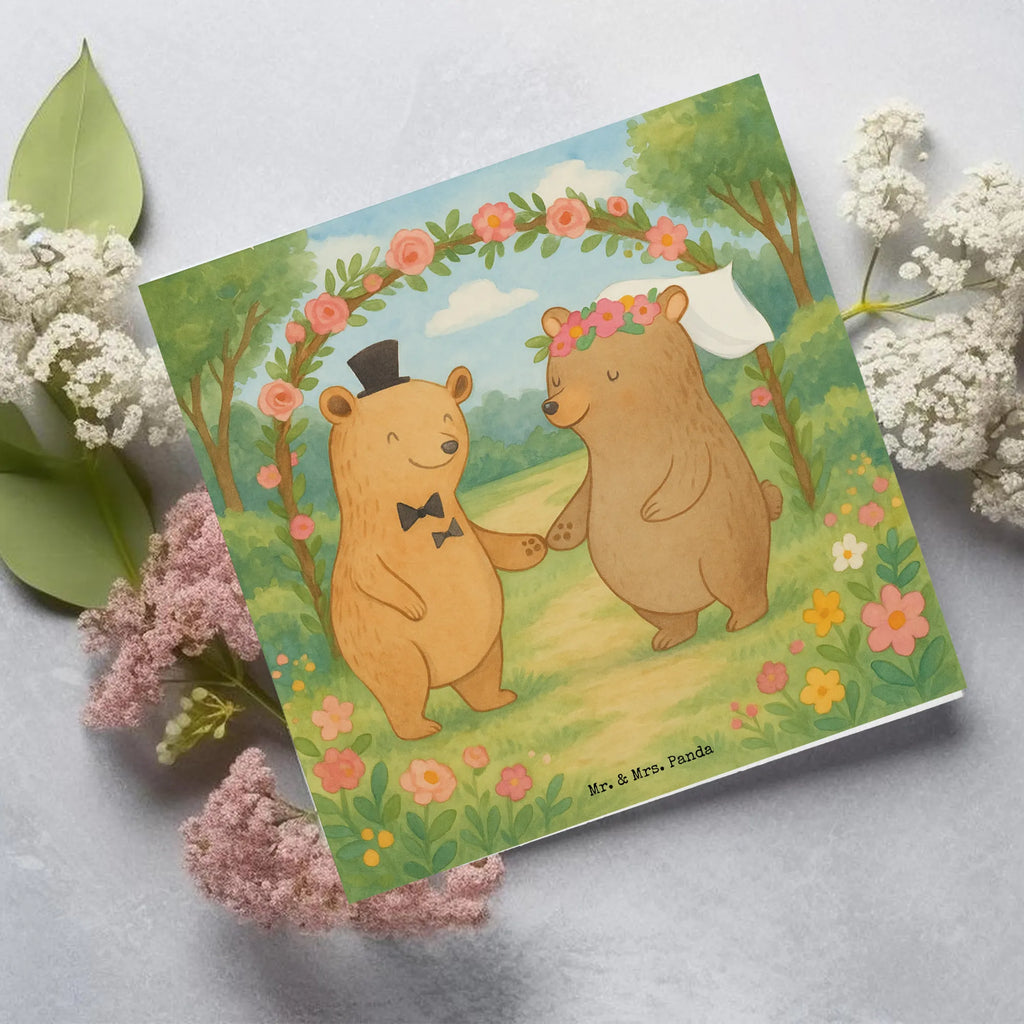 Deluxe Karte Bären Heirat Design Karte, Grußkarte, Klappkarte, Einladungskarte, Glückwunschkarte, Hochzeitskarte, Geburtstagskarte, Hochwertige Grußkarte, Hochwertige Klappkarte, Hochzeit, Hochzeitsgeschenk, Ehe, Hochzeitsfeier, Trauung, Trauungsgeschenk, Verlobungsfeier, Verlobungsgeschenk, Hochzeitsgeschenkideen, Hochzeitsgeschenke für Brautpaar, Hochzeitstag, Geschenk zur Hochzeit