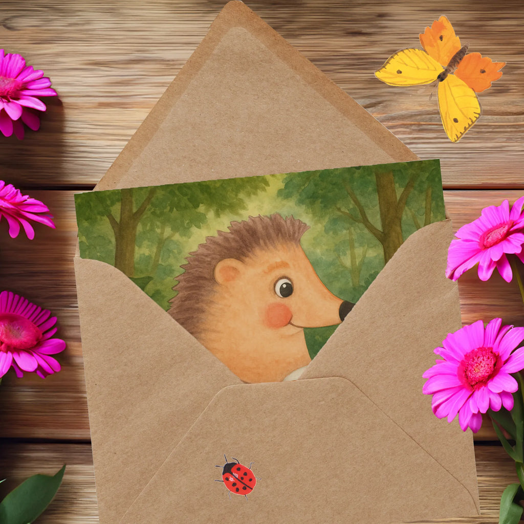 Deluxe Karte Igel Kuchenstück Design Karte, Grußkarte, Klappkarte, Einladungskarte, Glückwunschkarte, Hochzeitskarte, Geburtstagskarte, Hochwertige Grußkarte, Hochwertige Klappkarte, Tiermotive, Gute Laune, lustige Sprüche, Tiere, Igel, Essen Spruch, Kuchen, Backen Geschenk, Kuchen backen, Einladung Party, Geburtstagskuchen, Torte