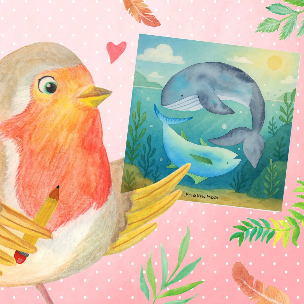 Deluxe Karte Walfisch Thunfisch Design Karte, Grußkarte, Klappkarte, Einladungskarte, Glückwunschkarte, Hochzeitskarte, Geburtstagskarte, Hochwertige Grußkarte, Hochwertige Klappkarte, Tiermotive, Gute Laune, lustige Sprüche, Tiere, Wal, Wahl, Tunfisch, Wortwitz lustig, Spruch lustig, Flachwitz, Witz, Spruch des Tages, Flachwitz Geschenk