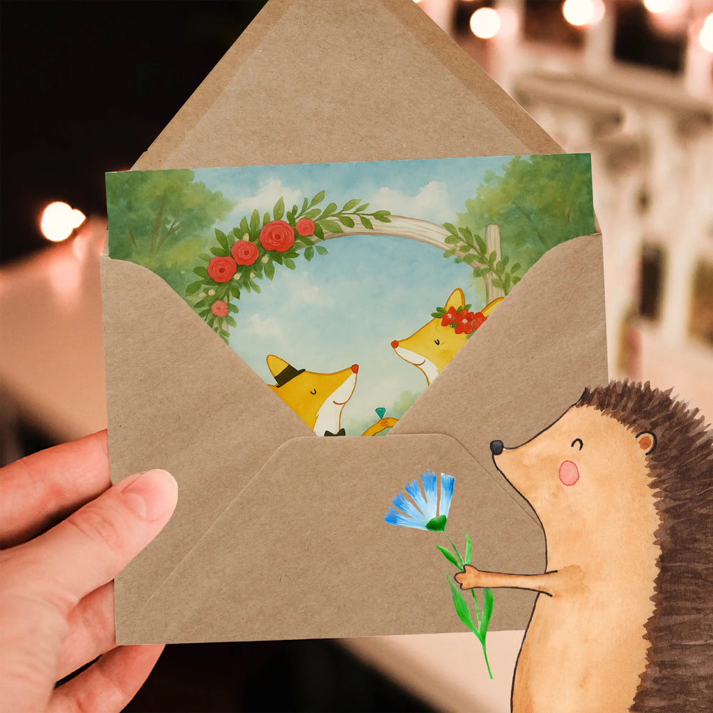 Deluxe Karte Füchse Hochzeit Design Karte, Grußkarte, Klappkarte, Einladungskarte, Glückwunschkarte, Hochzeitskarte, Geburtstagskarte, Hochwertige Grußkarte, Hochwertige Klappkarte, Hochzeit, Hochzeitsgeschenk, Ehe, Hochzeitsfeier, Trauung, Trauungsgeschenk, Verlobungsfeier, Verlobungsgeschenk, Hochzeitsgeschenkideen, Hochzeitsgeschenke für Brautpaar