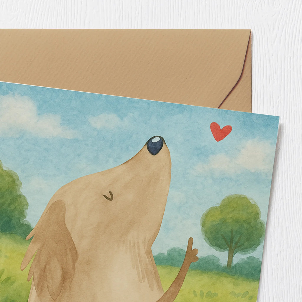 Deluxe Karte Hund Liebe Design Karte, Grußkarte, Klappkarte, Einladungskarte, Glückwunschkarte, Hochzeitskarte, Geburtstagskarte, Hochwertige Grußkarte, Hochwertige Klappkarte, Hund, Hundemotiv, Haustier, Hunderasse, Tierliebhaber, Hundebesitzer, Sprüche, Liebe, Hundeglück, Hundeliebe, Hunde, Frauchen