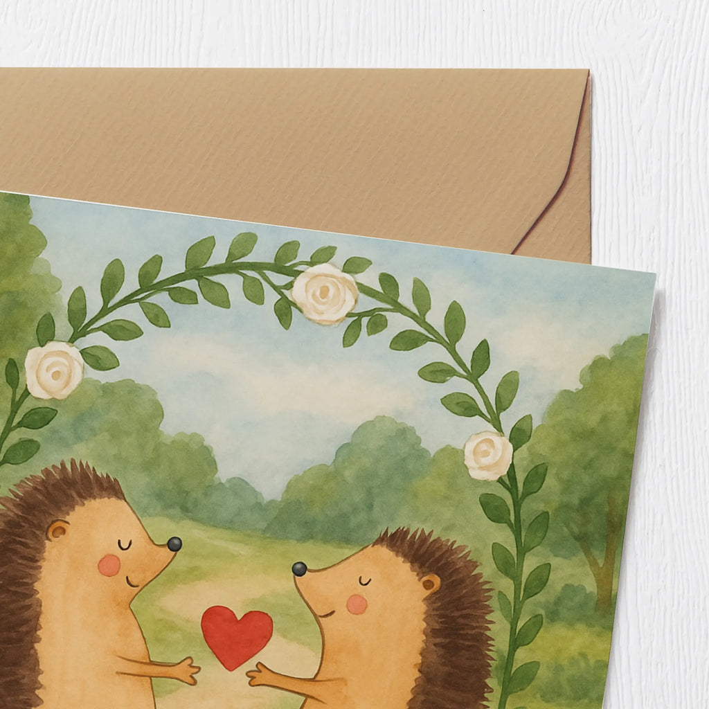 Deluxe Karte Hochzeit Igel Design Karte, Grußkarte, Klappkarte, Einladungskarte, Glückwunschkarte, Hochzeitskarte, Geburtstagskarte, Hochwertige Grußkarte, Hochwertige Klappkarte, Hochzeit, Hochzeitsgeschenk, Ehe, Hochzeitsfeier, Trauung, Trauungsgeschenk, Verlobungsfeier, Verlobungsgeschenk, Hochzeitsgeschenkideen, Hochzeitsgeschenke für Brautpaar, Igel, Paar, Liebe, Freund, Freundin, Paargeschenk