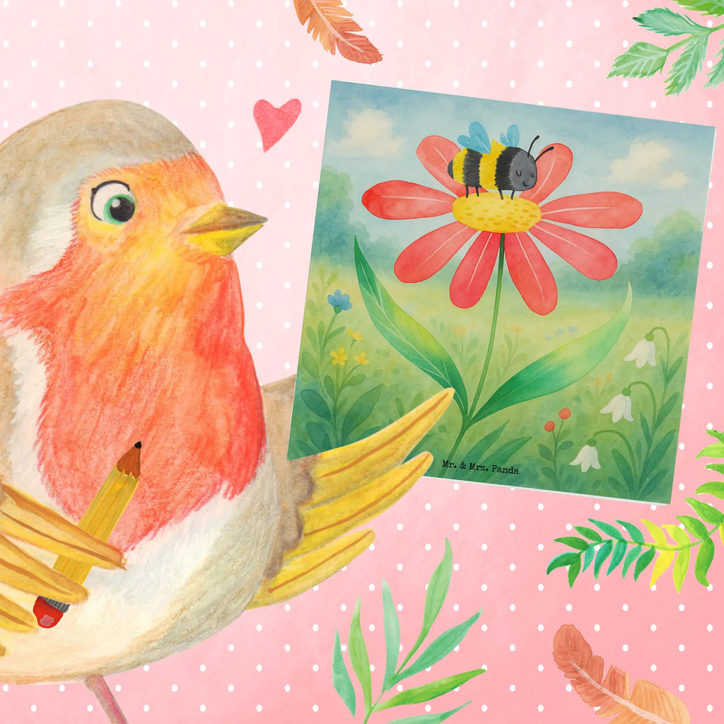 Deluxe Karte Hummel Blume Design Karte, Grußkarte, Klappkarte, Einladungskarte, Glückwunschkarte, Hochzeitskarte, Geburtstagskarte, Hochwertige Grußkarte, Hochwertige Klappkarte, Tiermotive, Gute Laune, lustige Sprüche, Tiere, Hummel, Blume, Wespe, Flauschig, Natur, Feld, Hummeln, Biene