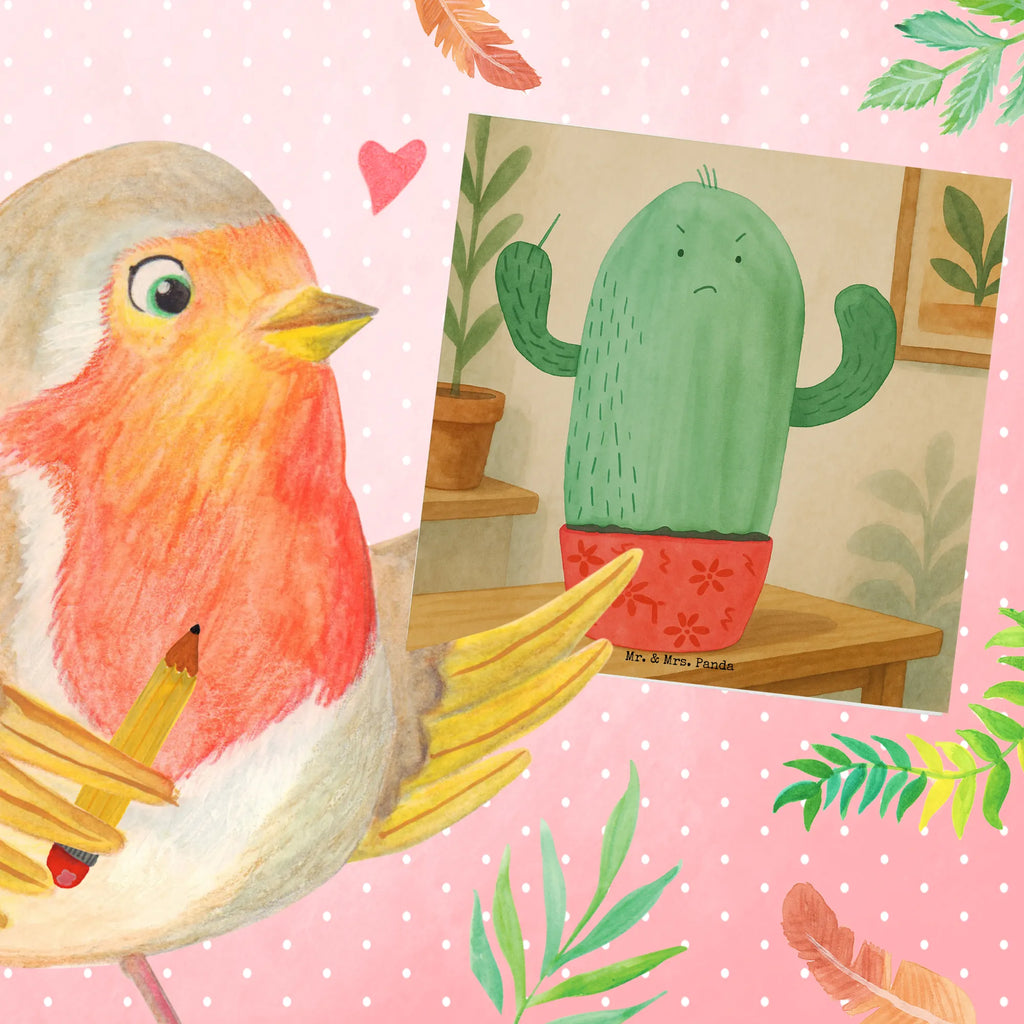 Deluxe Karte Kaktus Wut Design Karte, Grußkarte, Klappkarte, Einladungskarte, Glückwunschkarte, Hochzeitskarte, Geburtstagskarte, Hochwertige Grußkarte, Hochwertige Klappkarte, Kaktus, Kakteen, ärgern, Büro, Schule, Büroalltag, Chefin, Kollege, Kollegin, wütend