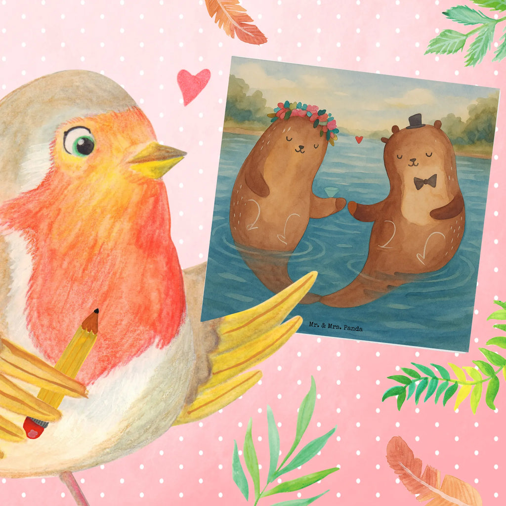 Deluxe Karte Hochzeit Otter Design Karte, Grußkarte, Klappkarte, Einladungskarte, Glückwunschkarte, Hochzeitskarte, Geburtstagskarte, Hochwertige Grußkarte, Hochwertige Klappkarte, Hochzeit, Hochzeitsgeschenk, Ehe, Hochzeitsfeier, Trauung, Trauungsgeschenk, Verlobungsfeier, Verlobungsgeschenk, Hochzeitsgeschenkideen, Hochzeitsgeschenke für Brautpaar, Hochzeitstag, Geschenk zur Hochzeit