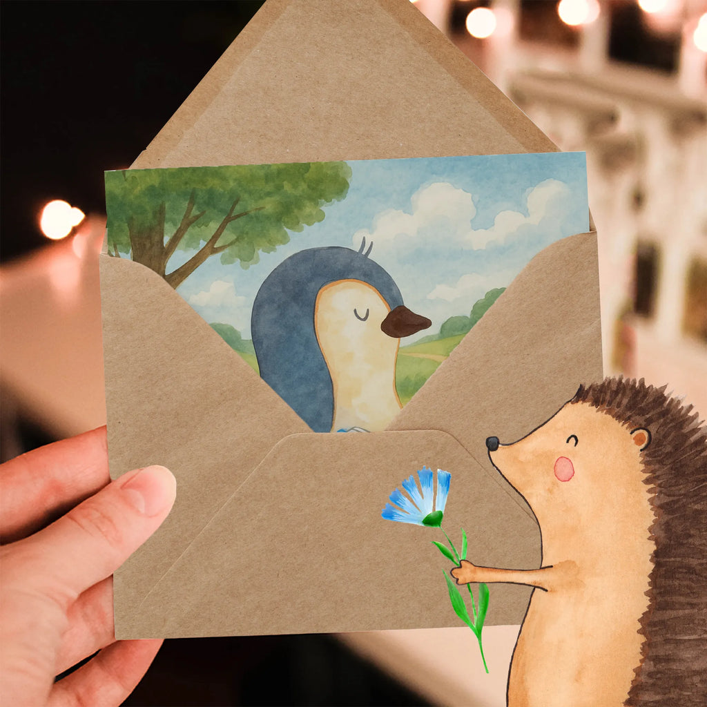 Deluxe Karte Pinguin Buch Design Karte, Grußkarte, Klappkarte, Einladungskarte, Glückwunschkarte, Hochzeitskarte, Geburtstagskarte, Hochwertige Grußkarte, Hochwertige Klappkarte, Pinguin, Pinguine, Buch, Lesen, Bücherwurm, Nichtstun, Faulenzen, Ferien, Urlaub, Freizeit