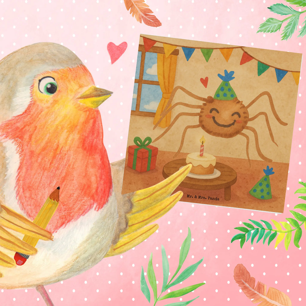 Deluxe Karte Spinne Agathe Party Design Karte, Grußkarte, Klappkarte, Einladungskarte, Glückwunschkarte, Hochzeitskarte, Geburtstagskarte, Hochwertige Grußkarte, Hochwertige Klappkarte, Spinne Agathe, Spinne, Agathe, Videos, Merchandise, Selbstliebe, Wunder, Motivation, Glück