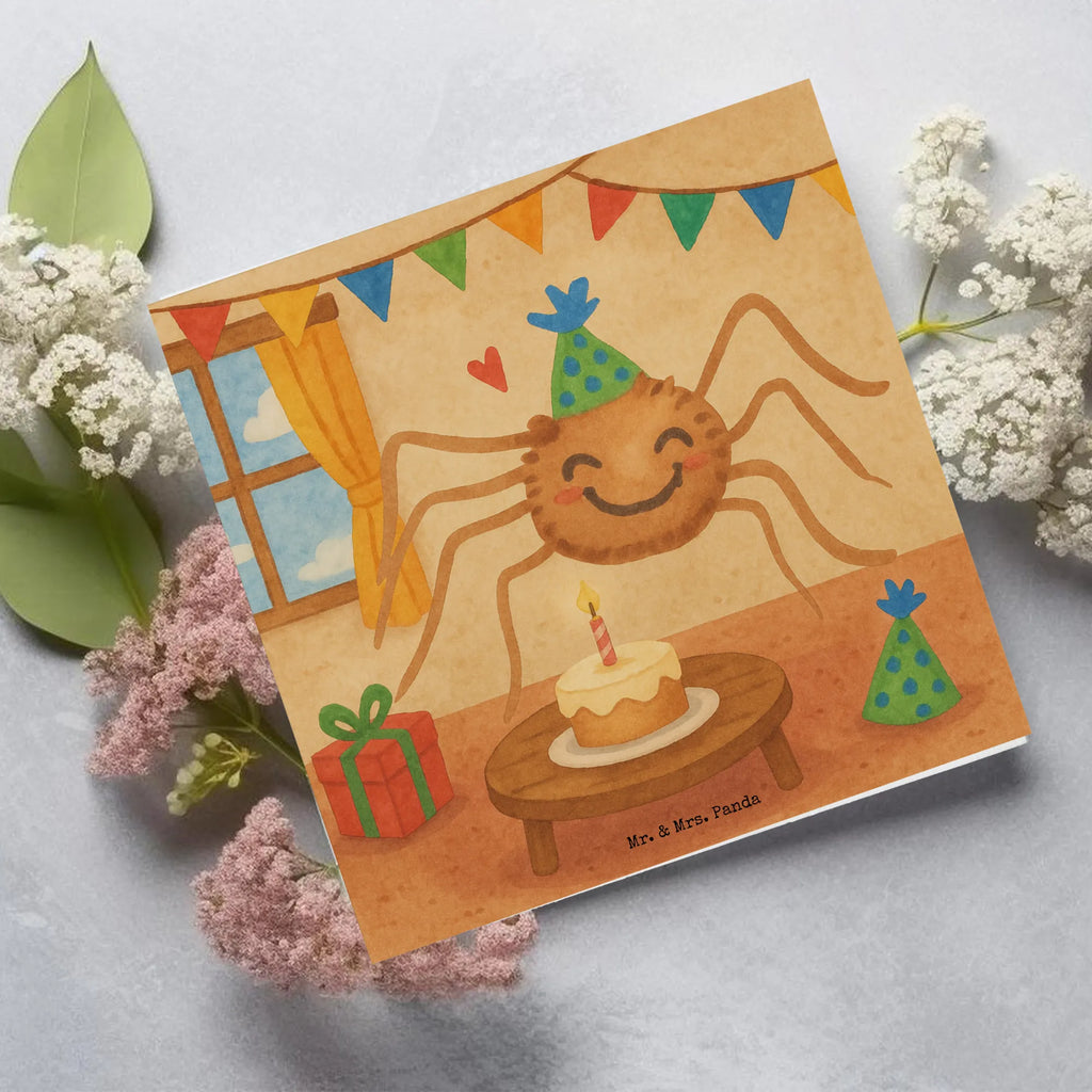 Deluxe Karte Spinne Agathe Party Design Karte, Grußkarte, Klappkarte, Einladungskarte, Glückwunschkarte, Hochzeitskarte, Geburtstagskarte, Hochwertige Grußkarte, Hochwertige Klappkarte, Spinne Agathe, Spinne, Agathe, Videos, Merchandise, Selbstliebe, Wunder, Motivation, Glück