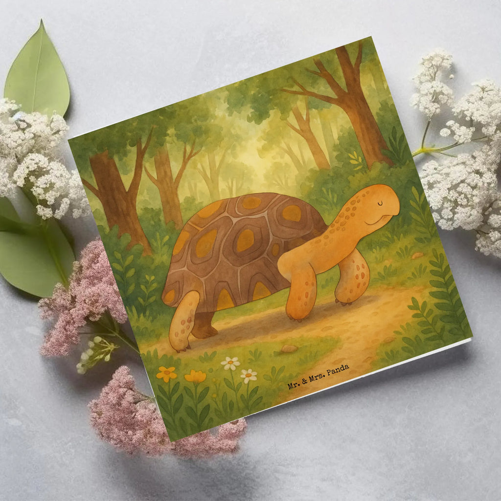 Deluxe Karte Schildkröte Marschieren Design Karte, Grußkarte, Klappkarte, Einladungskarte, Glückwunschkarte, Hochzeitskarte, Geburtstagskarte, Hochwertige Grußkarte, Hochwertige Klappkarte, Meerestiere, Meer, Urlaub, Schildkröte, Schildkröten, get lost, Abenteuer, Reiselust, Inspiration, Neustart, Motivation, Lieblingsmensch