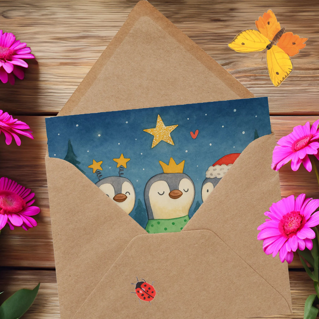 Deluxe Karte Winterzeit Heilige drei Könige Design Karte, Grußkarte, Klappkarte, Einladungskarte, Glückwunschkarte, Hochzeitskarte, Geburtstagskarte, Hochwertige Grußkarte, Hochwertige Klappkarte, Winter, Weihnachten, Weihnachtsdeko, Nikolaus, Advent, Heiligabend, Wintermotiv, Weihnachtsmann, Heilige drei Könige, Weihnachtstage, Weihnachtszeit