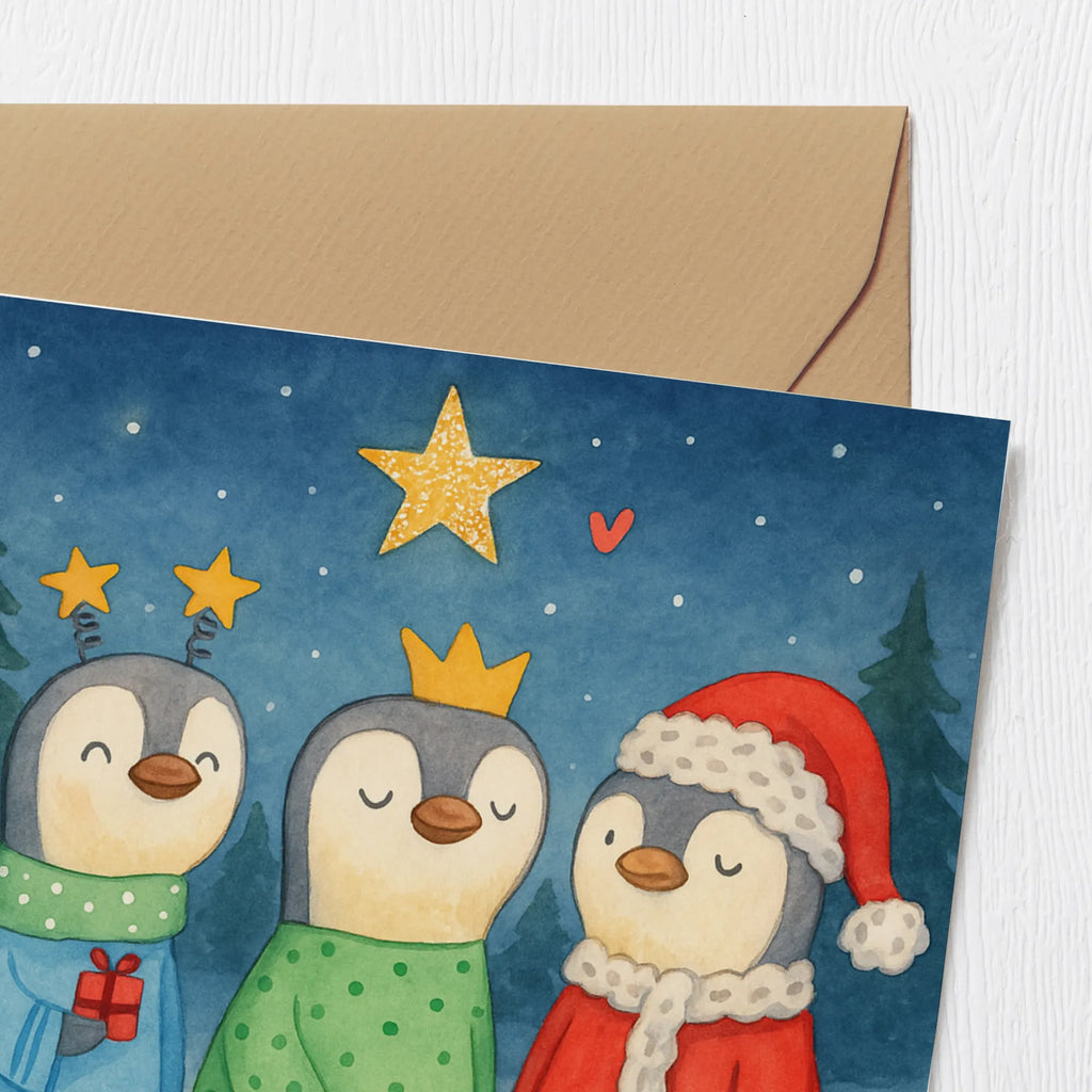 Deluxe Karte Winterzeit Heilige drei Könige Design Karte, Grußkarte, Klappkarte, Einladungskarte, Glückwunschkarte, Hochzeitskarte, Geburtstagskarte, Hochwertige Grußkarte, Hochwertige Klappkarte, Winter, Weihnachten, Weihnachtsdeko, Nikolaus, Advent, Heiligabend, Wintermotiv, Weihnachtsmann, Heilige drei Könige, Weihnachtstage, Weihnachtszeit