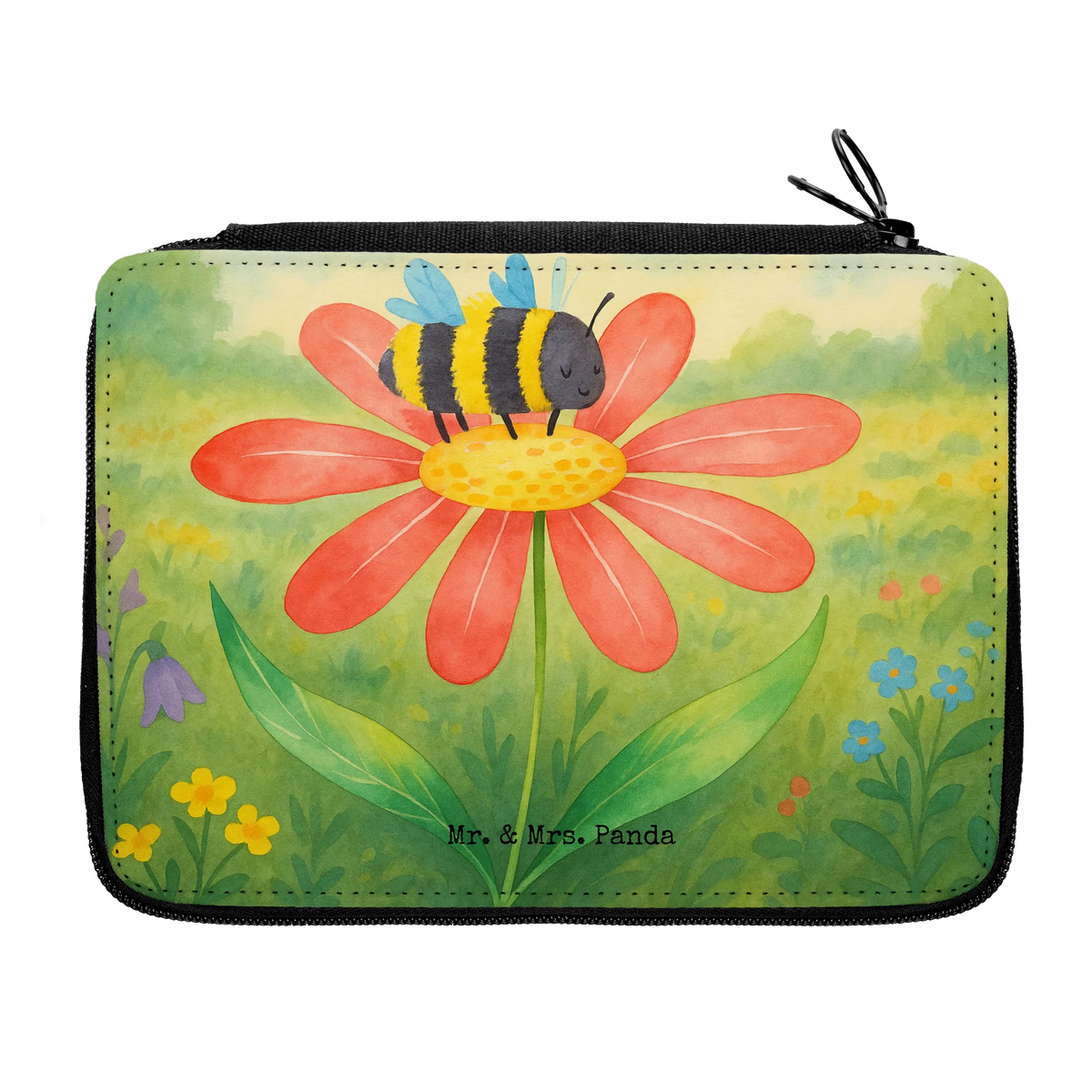 Federmappe Hummel Blume Design Stiftetasche, Stiftebeutel, Schlamper, Federmäppchen, Malmappe, Schulmäppchen, Federmappe Set, Mäppchen, Federpenal, Schüleretui, Stifte Etui, Federmappe, Buntstiftetui, Etui für Stifte, Schreibetui, Stiftemappe, Bleistiftetui, Bleistift Etui, Federtasche, schulmäppchen set, Schuletui, Buntstiftmäppchen, reiseetui, Farbstiftetui, Schreibmappe, Kinder Federmappe, Zeichenetui, Etui, Schlampermäppchen, Stifteetui, Tiere, Tiermotive, Gute Laune, Lustige Sprüche, Hummeln, Biene, Blume, Wespe, Natur, Flauschig, Feld, Hummel