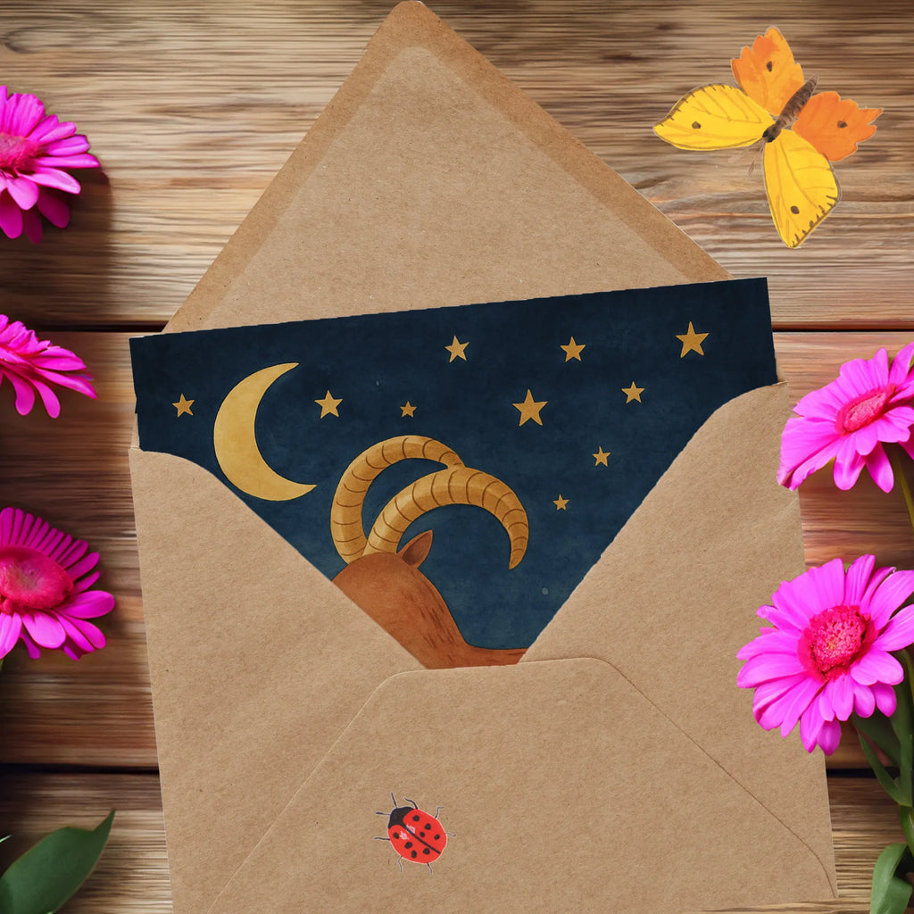 Deluxe Karte Sternzeichen Steinbock Design Karte, Grußkarte, Klappkarte, Einladungskarte, Glückwunschkarte, Hochzeitskarte, Geburtstagskarte, Hochwertige Grußkarte, Hochwertige Klappkarte, Tierkreiszeichen, Sternzeichen, Horoskop, Astrologie, Aszendent, Steinböcke, Steinbock Geschenk, Steinbock Sternzeichen, Geschenk Dezember, Geschenk Januar, Geburtstag Dezember, Geburtstag Januar, Ziege, Bock