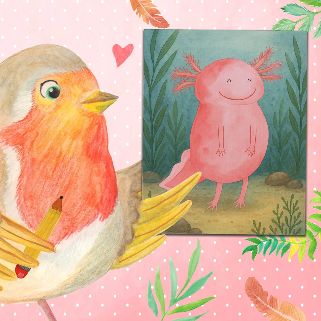 Malowanie według numerów Aksolotl Szczęśliwy Design Malen nach Zahlen, Bastelidee, Baseln, Kunstwerk, Ausmalbild, Kreativität, Künstler, DIY, Malen, Axolotl, Molch, Lurche, Motivation, Axolot, Schwanzlurch, gute Laune, Lurch