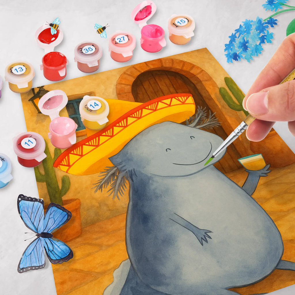 Malen nach Zahlen Axolotl Tequila Design Kunstwerk, Bastelidee, Baseln, DIY, Malen, Ausmalbild, Kreativität, Künstler, Malen nach Zahlen, Axolotl, Molch, Mexico, Feuersalamander, Mexiko, Lurche, Spruch, Lurch, Sombrero, Motivation, Axolot, Schwanzlurch, Feuerdrache, Zitrone, Tequila