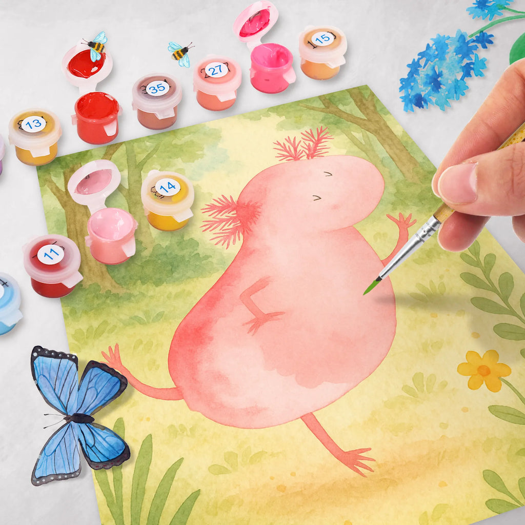 Paint by Numbers axolotl Dance Design Kreativität, Baseln, DIY, Ausmalbild, Künstler, Kunstwerk, Bastelidee, Malen, Malen nach Zahlen, Axolotl, Molch, Freundin, Lurche, verrückt, Sterne, beste Freundin, Lurch, Schwanzlurch, Axolot, Dachschaden