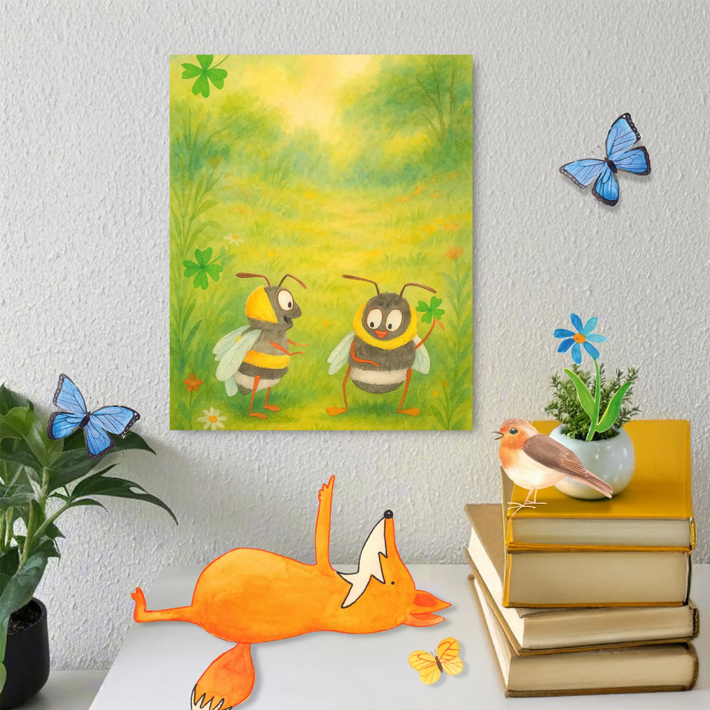 Paint by Numbers bumblebees shamrock Design Künstler, Kreativität, Malen nach Zahlen, Baseln, DIY, Kunstwerk, Malen, Bastelidee, Ausmalbild, Tiermotive, Gute Laune, lustige Sprüche, Tiere, Spruch positiv, Hummel, Biene Deko, glücklich werden, Biene, Spruch schön, Spruch fröhlich, glücklich sein