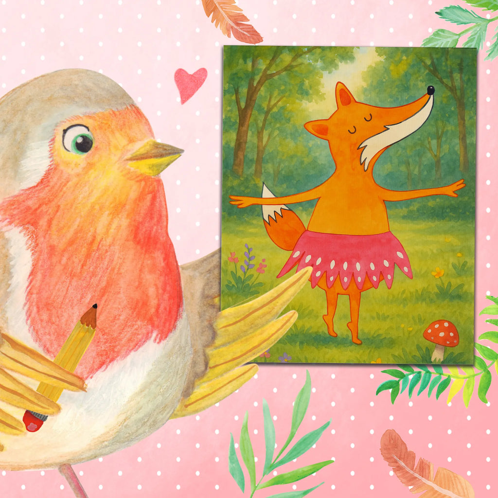 Malowanie według numerów Lis baletnica Design Künstler, Baseln, DIY, Kreativität, Malen, Kunstwerk, Ausmalbild, Malen nach Zahlen, Bastelidee, Fuchs, Ballett, Ballerina, Tanzen, Einladung, Füchse, Füchsin, Tänzerin, Fuchs Spruch, Party, Geburtstag