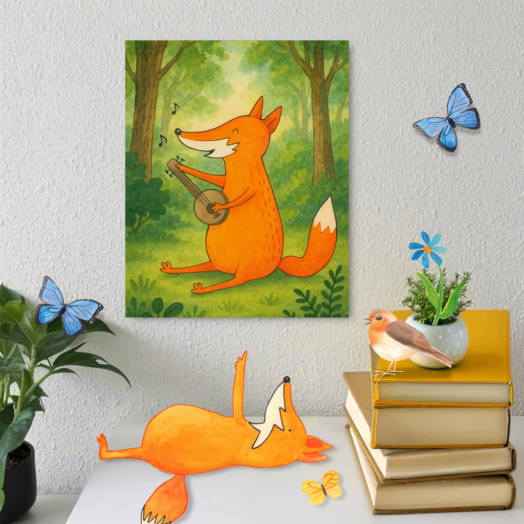 Malen nach Zahlen Fuchs Gitarre Design Kreativität, Malen, Baseln, Ausmalbild, Künstler, Bastelidee, DIY, Kunstwerk, Malen nach Zahlen, Fuchs, Geschenk Musiker, Musikerin, Gitarre, Sängerin, Musik Spruch, Sänger, Füchse