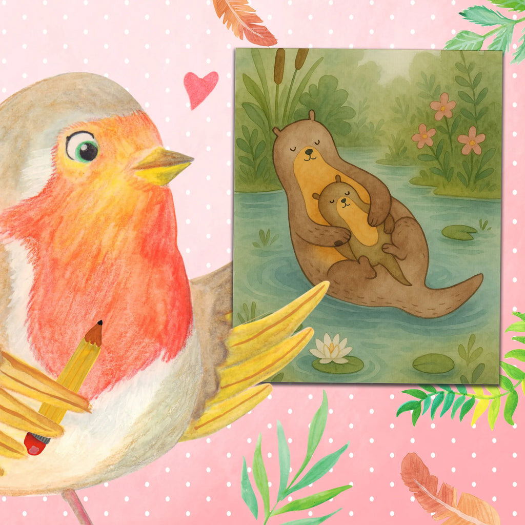 Paint by Numbers otter child Design Kreativität, Kunstwerk, Ausmalbild, Malen, DIY, Malen nach Zahlen, Baseln, Bastelidee, Künstler, Otter, Fischotter, Seeotter, Otter Seeotter See Otter