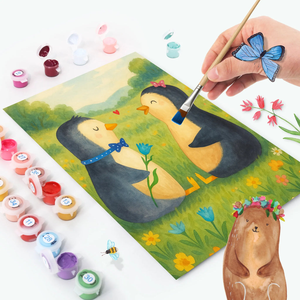 Malowanie według numerów Pingwin para Design Baseln, Malen, Kreativität, Kunstwerk, Künstler, Ausmalbild, Bastelidee, DIY, Malen nach Zahlen, Pinguin, große Liebe, Liebesbeweis, Liebe, Hochzeitsgeschenk, Hochzeit, Hochzeitstag, Liebesgeschenk, Liebespaar, Verlobung, Pinguine, Traumpaar, Jahrestag
