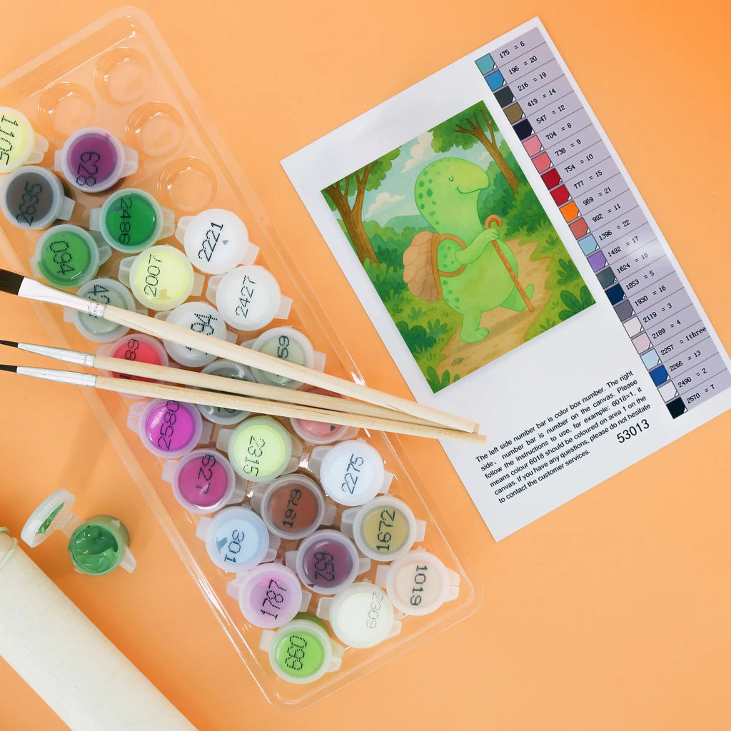 Malowanie według numerów żółw Wędrowiec Design Baseln, Kreativität, Malen, Ausmalbild, Kunstwerk, Malen nach Zahlen, DIY, Künstler, Bastelidee, Schildkröte, Schildkröten, Motivationsspruch, Motivationssprüche, Motivation, Neuanfang