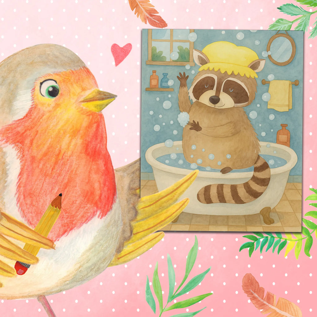 Malowanie według numerów Szop pracz Design Kunstwerk, Malen, Ausmalbild, Bastelidee, DIY, Künstler, Malen nach Zahlen, Kreativität, Baseln, Tiermotive, Gute Laune, lustige Sprüche, Tiere, Fröhlich, Plan, Seifenblasen, Waschbär, Tagträumen, waschen