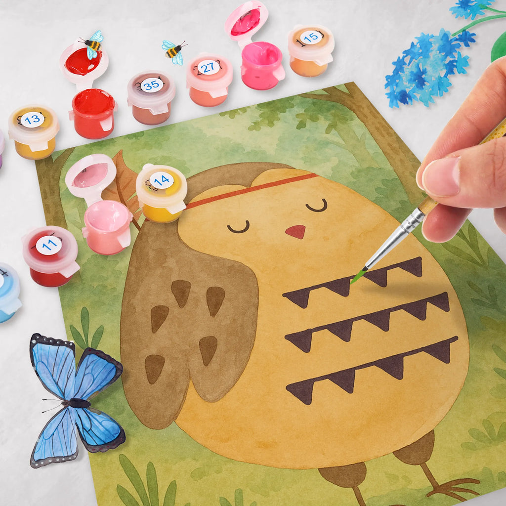 Malen nach Zahlen Eule Federschmuck Design Künstler, Kunstwerk, Malen nach Zahlen, Ausmalbild, Baseln, DIY, Kreativität, Bastelidee, Malen, Eule, Reisespruch, Owl, Federschmuck, Eule Deko, Dekoration, Das Leben ist ein Abenteuer