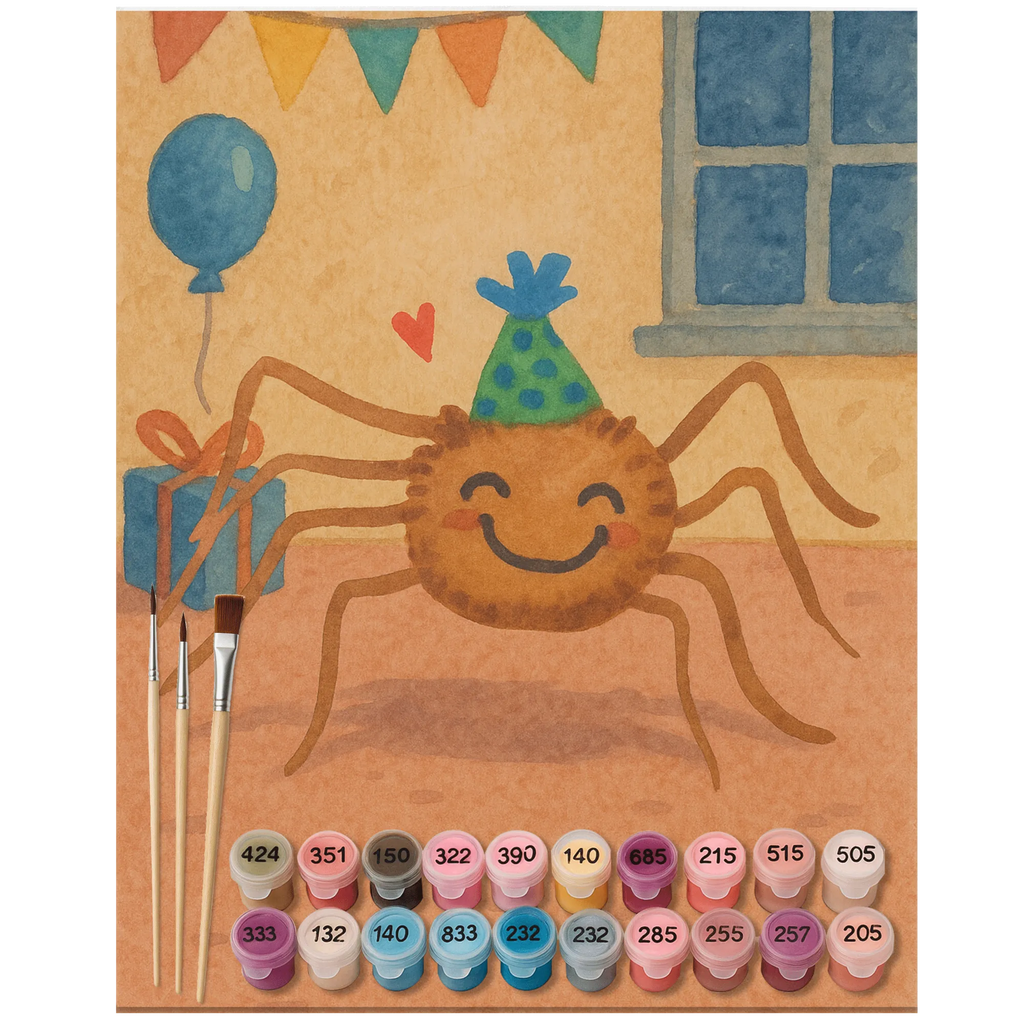 Paint by Numbers Spider Agathe Party Design Spider Agathe, Spider, Agathe, Videos, Merchandise