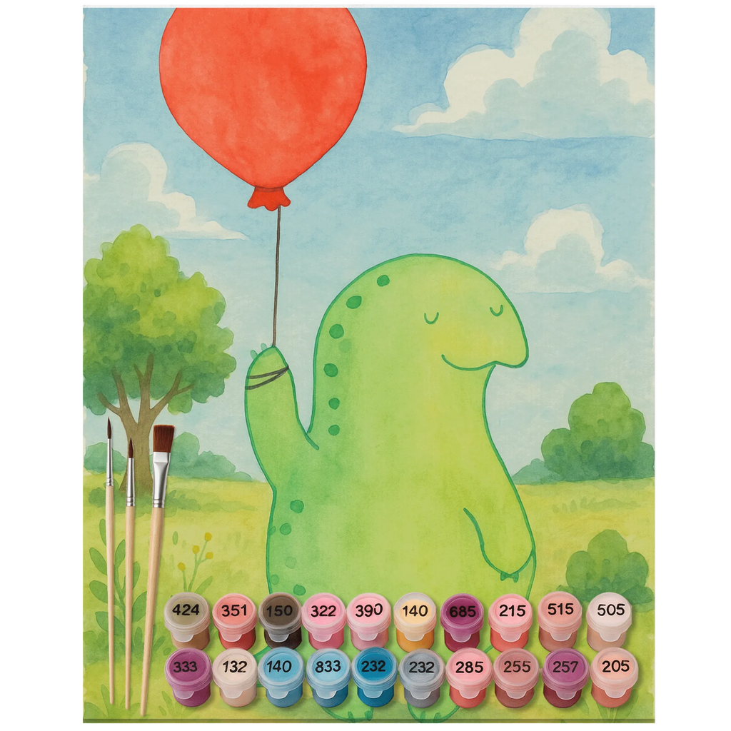 Malen nach Zahlen Schildkröte Luftballon Design Bastelidee, Baseln, Künstler, Ausmalbild, DIY, Kunstwerk, Malen nach Zahlen, Malen, Kreativität, Schildkröte, Motivationsspruch, Motivation, Mutausbruch, Schildkröten