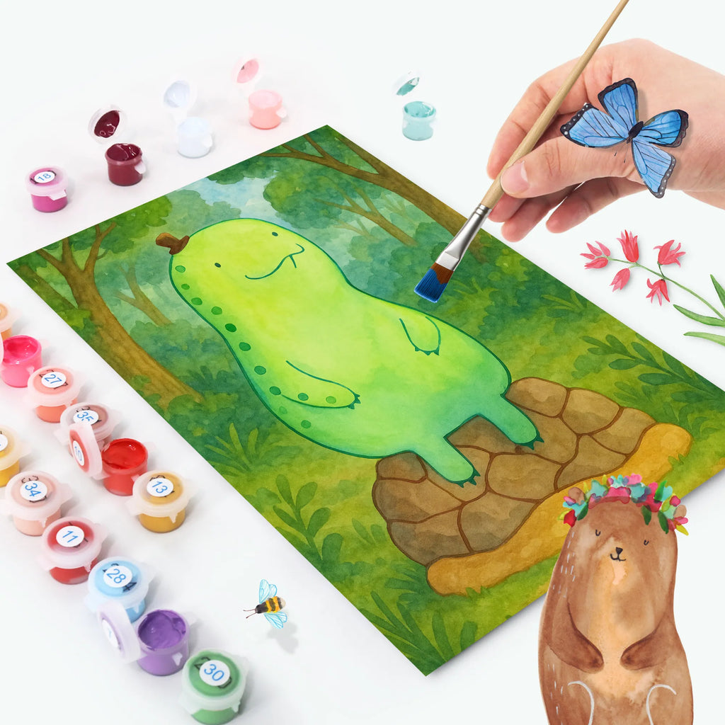 Paint by Numbers tortoise Break Design Baseln, Malen nach Zahlen, Künstler, Kunstwerk, Kreativität, Malen, Ausmalbild, DIY, Bastelidee, Schildkröte, Achtsamkeit, achtsam, Entschleunigen