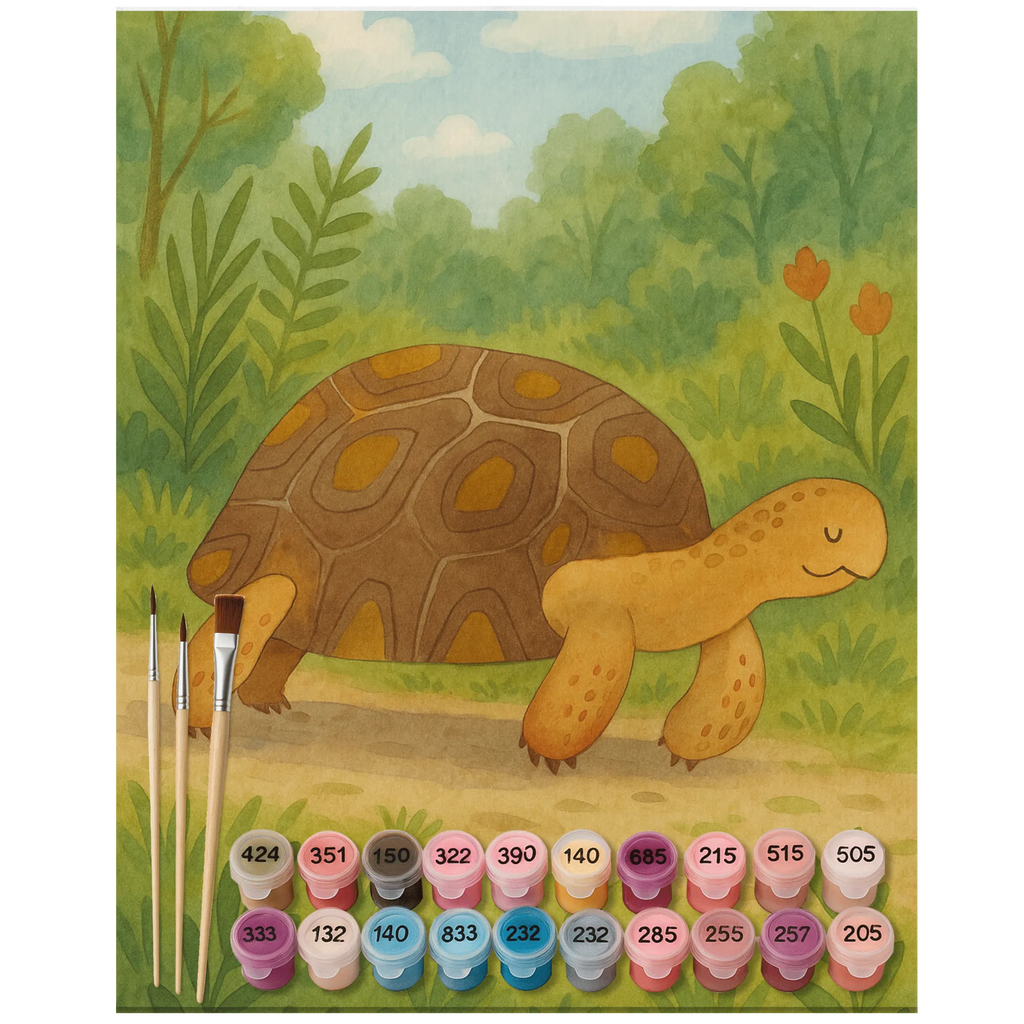 Paint by Numbers tortoise March Design Seafood, aquatic animals, ocean, sea, fish, shells, corals, reef, whale, narwhal, sea urchin, lobster, platypus, turtle, manatee, crocodile, orca, shrimp, gifts for seafood lovers, water world, underwater animals, underwater world, vacation, deep sea, seafood fans, gift ideas, seafood decoration, seafood posters, favourite person, adventure, get lost, motivation, inspiration, new start, wanderlust, turtles