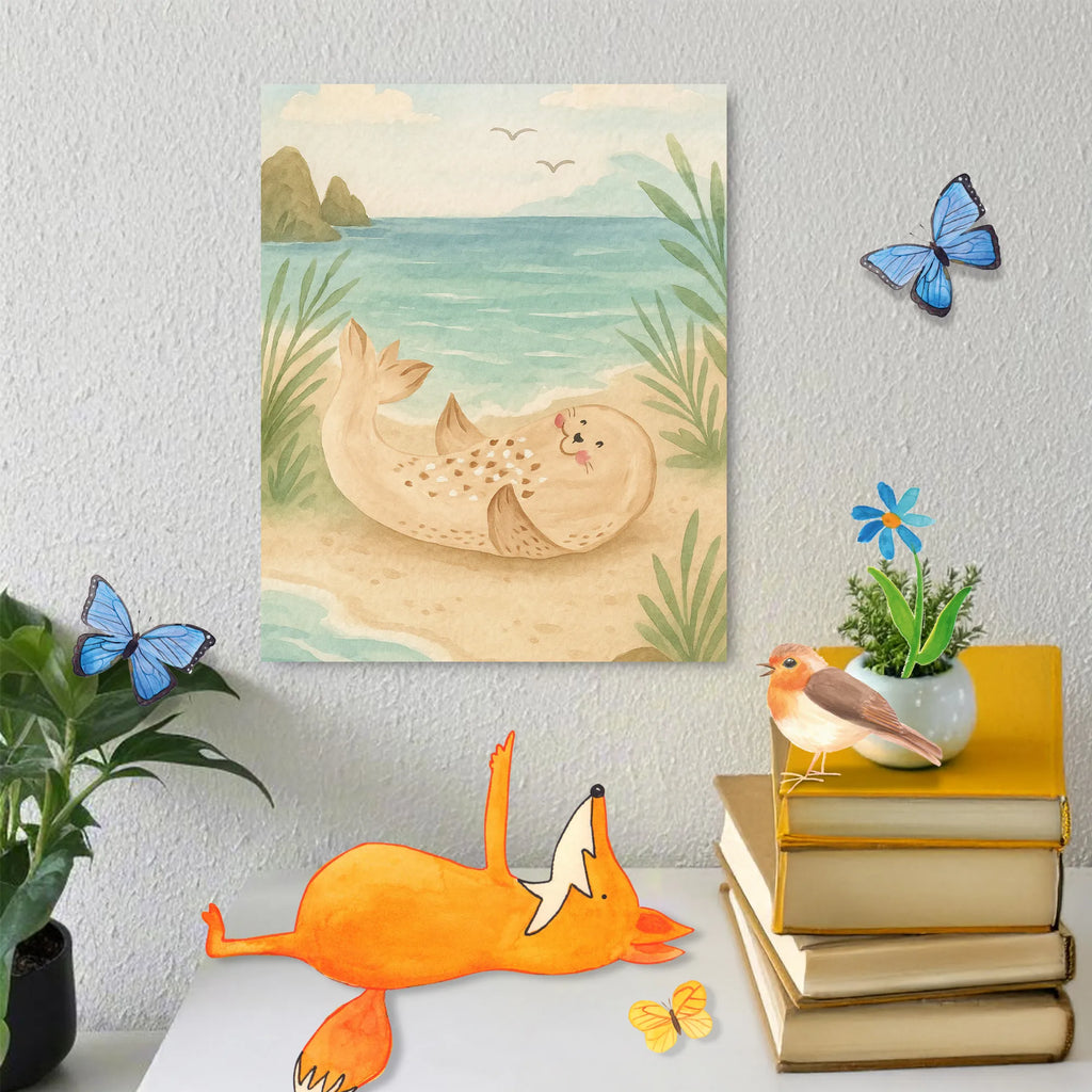 Paint by Numbers seal Lay Design Malen, Künstler, Basteln, Ausmalbild, Kunstwerk, Bastelidee, Malen nach Zahlen, Kreativität, DIY, Gute Laune, Tiermotive, Lustige Sprüche, Tiere, Strand, Robben, Robbe, Nordsee, Lachen, Meerestier, Ostsee, Freude, Seehund