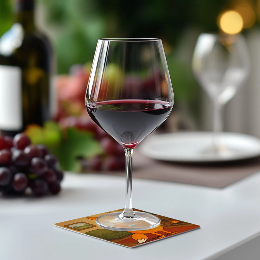 Bierdeckel Fuchs Lord Design Bierdeckel, Gastgeschenk Hochzeit, Tischdeko, Fuchs, Füchse, tröstende Worte, Spruch lustig, Liebeskummer Geschenk, Motivation Spruch, Problemlösung