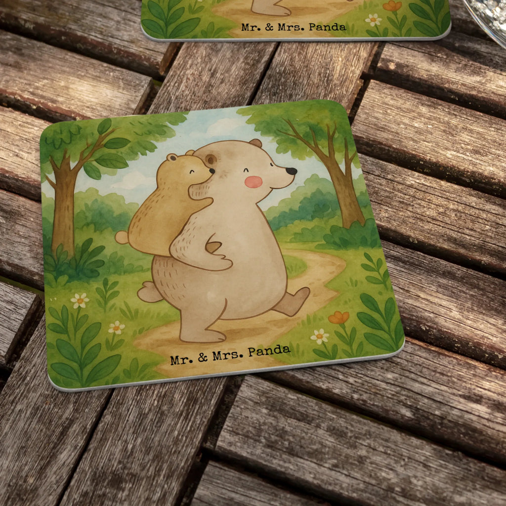 Bierdeckel Papa Bär Design Bierdeckel, Gastgeschenk Hochzeit, Tischdeko, Familie, Vatertag, Muttertag, Bruder, Schwester, Mama, Papa, Oma, Opa, Geschenk, Vater, Papi, Vati, Onkel, Geburtstag