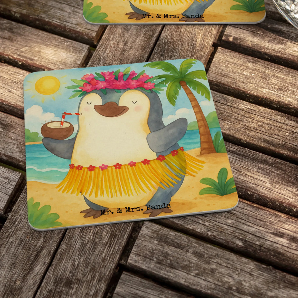 Bierdeckel Pinguin Kokosnuss Design Bierdeckel, Gastgeschenk Hochzeit, Tischdeko, Pinguin, Aloha, Hawaii, Urlaub, Kokosnuss, Pinguine