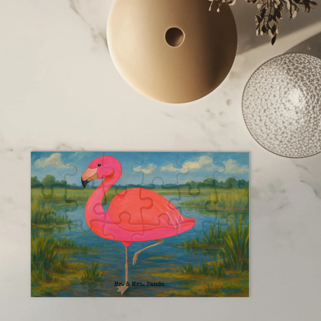 Puzzle Flamingo Classic Design Puzzle, Flamingo, Einzigartig, Selbstliebe, Stolz, ich, für mich, Spruch, Freundin, Freundinnen, Außenseiter, Sohn, Tochter, Geschwister