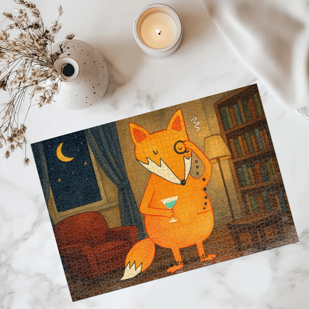 Puzzle Fuchs Lord Design Puzzle, Fuchs, Füchse, tröstende Worte, Spruch lustig, Liebeskummer Geschenk, Motivation Spruch, Problemlösung