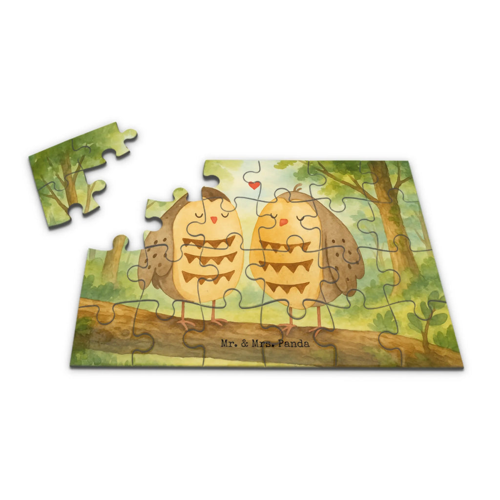 Puzzle Eulen Liebe Design Puzzle, Eule, Eule Deko, Liebe, Hochzeit Spruch, Owl, All you need is love, Liebe Spruch, Freundin Geschenk, Freund, Wortspiel lustig