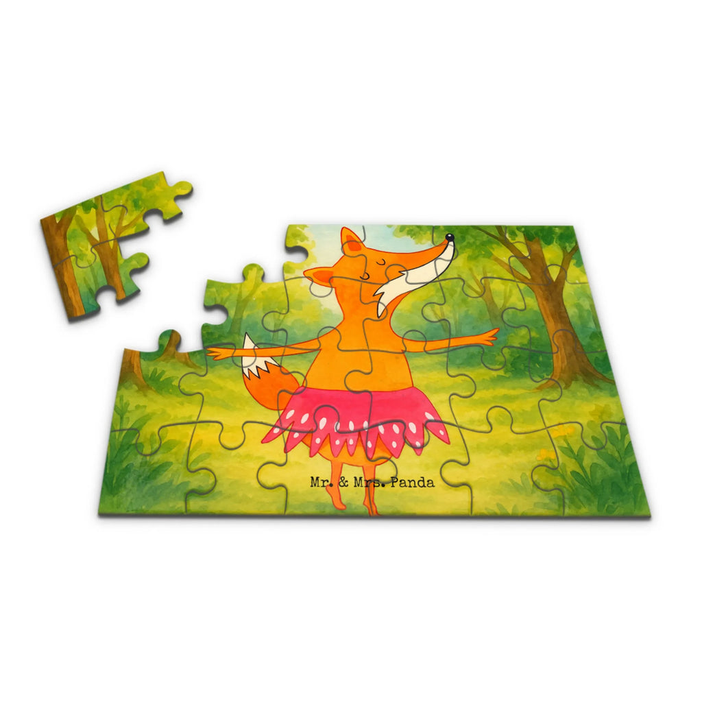 Puzzle Fuchs Ballerina Design Puzzle, Fuchs, Fuchs Spruch, Füchse, Füchsin, Ballerina, Ballett, Tänzerin, Tanzen, Party, Einladung, Geburtstag