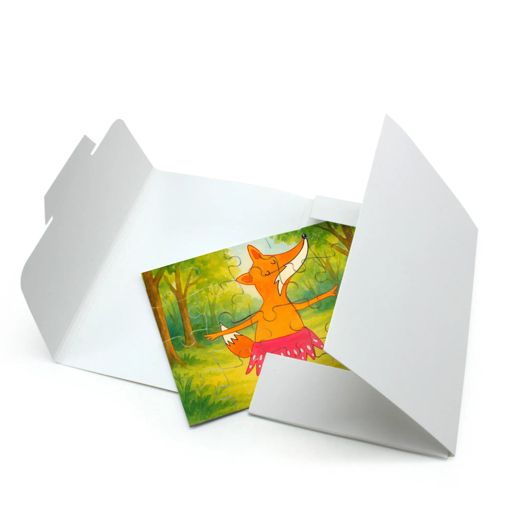 Puzzle Fuchs Ballerina Design Puzzle, Fuchs, Fuchs Spruch, Füchse, Füchsin, Ballerina, Ballett, Tänzerin, Tanzen, Party, Einladung, Geburtstag
