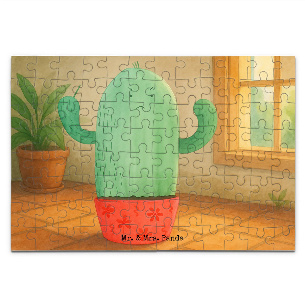Puzzle Kaktus Wut Design Puzzle, Kaktus, Kakteen, ärgern, Büro, Schule, Büroalltag, Chefin, Kollege, Kollegin, wütend