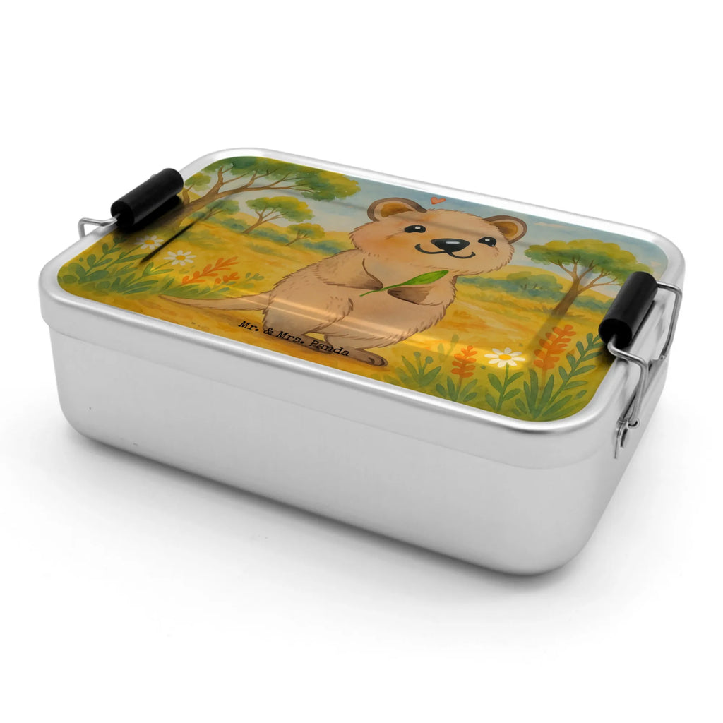 Metall Brotdose Quokka Happy Design Brotbox, Brotdose, Tiermotive, Gute Laune, lustige Sprüche, Tiere, Dinge erledigen, Lustiger Spruch, Aufschieberitis, Verschieben, Niedliches Tier, Quokka